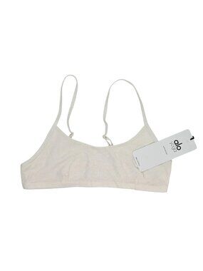 ALO Yoga Ribbed Manifest Bra W9550R in Ivory